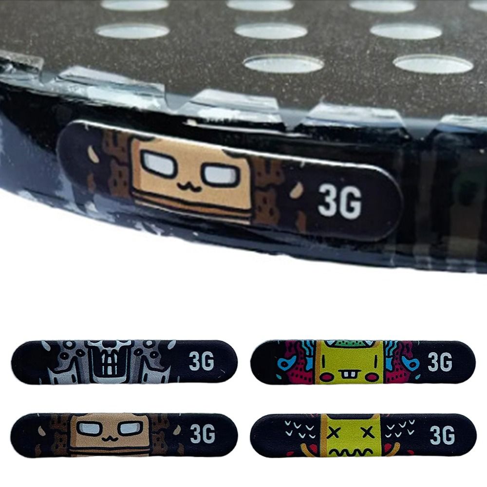 Heavy Equipment Stickers - 6 Buah Stiker Berat Raket Tenis