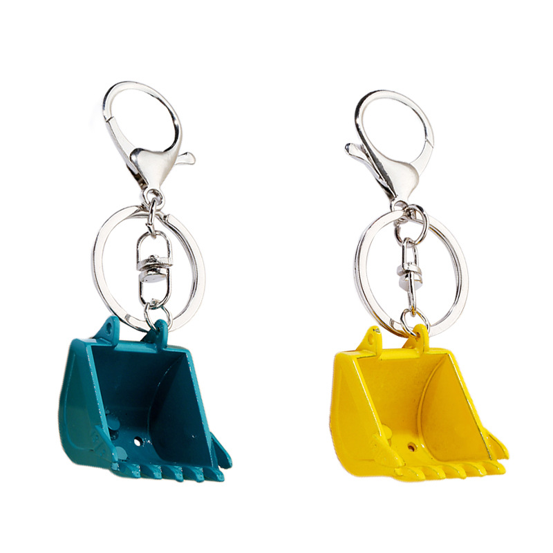 Heavy Equipment Key Ring - Gantungan kunci ekskavator logam kreatif baru