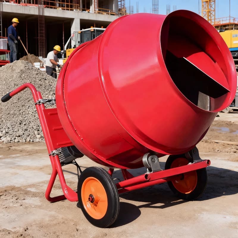 Heavy Equipment Mixer - Mixer Beton Berat, Mixer Beton Mobile,