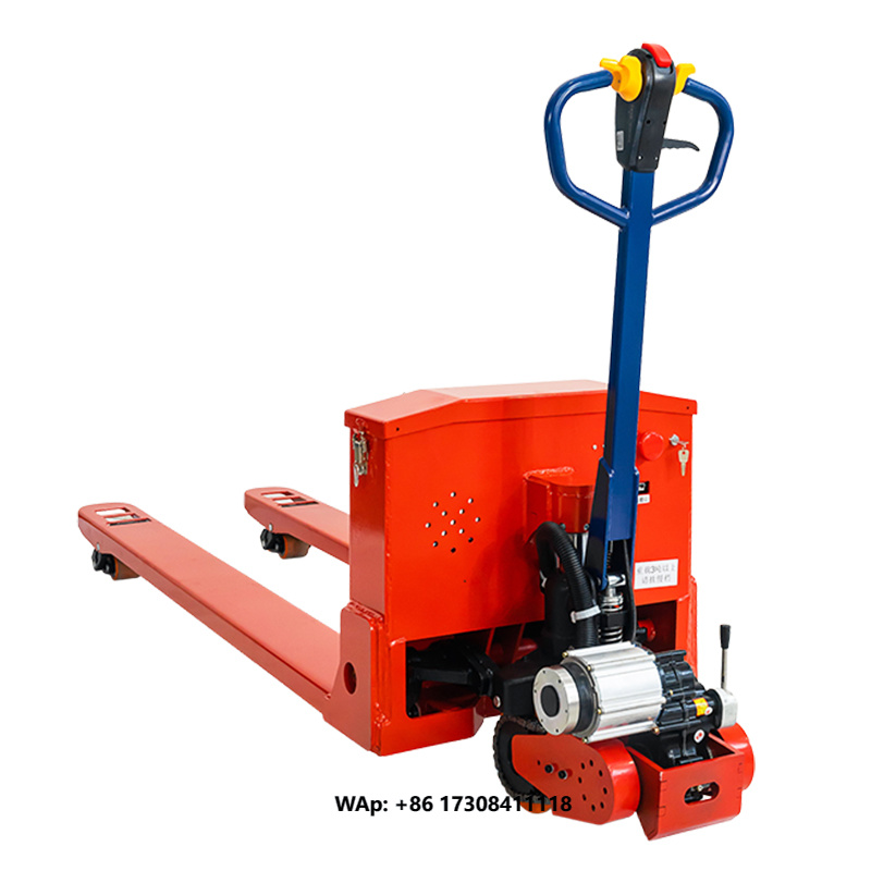 Hand Pallet Truck - Truk Pallet Semi-Elektrik 10 Ton, Hand