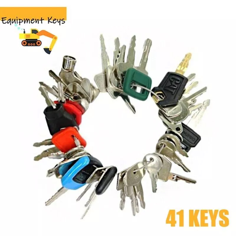 Heavy Equipment Bobcat - 41PCS Set Kunci Peralatan Berat Untuk