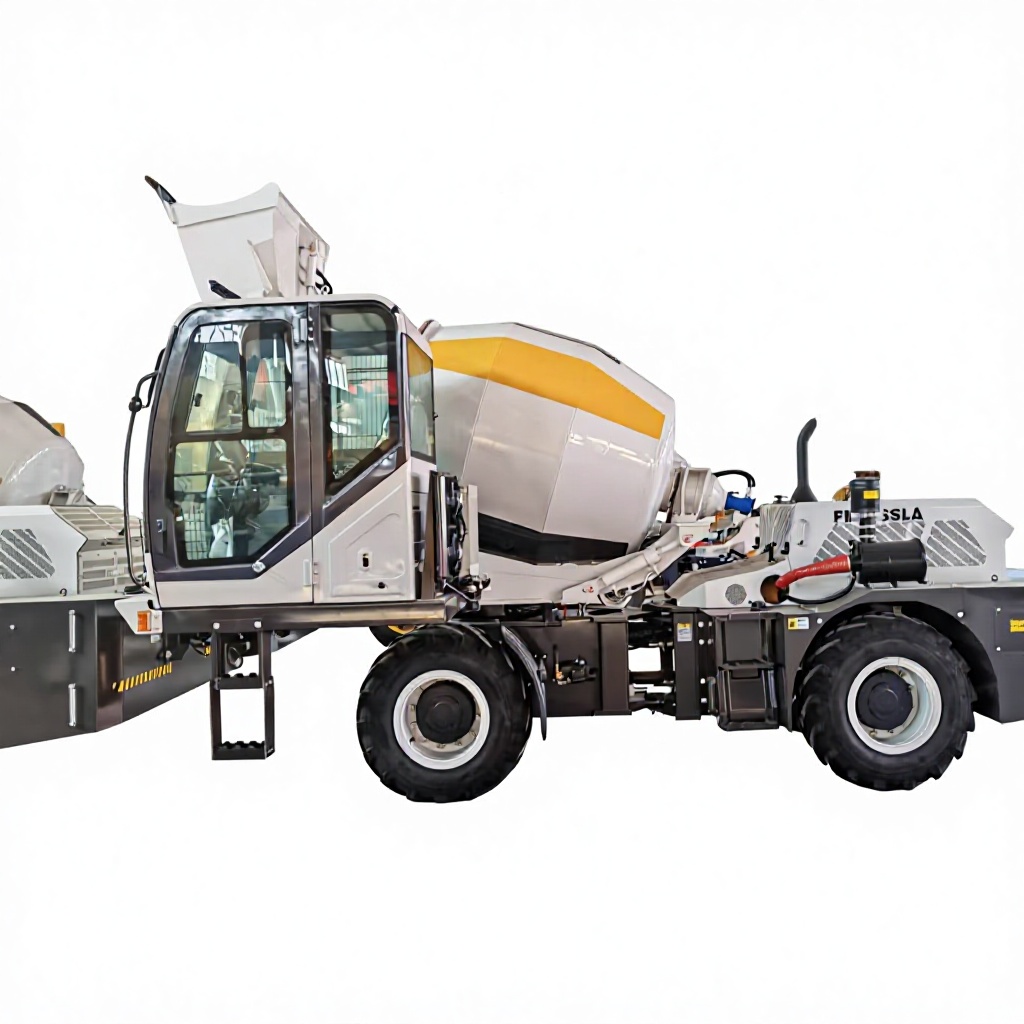 Heavy Equipment Mixer - Truk Mixer Beton Self Loading 2.6m³,
