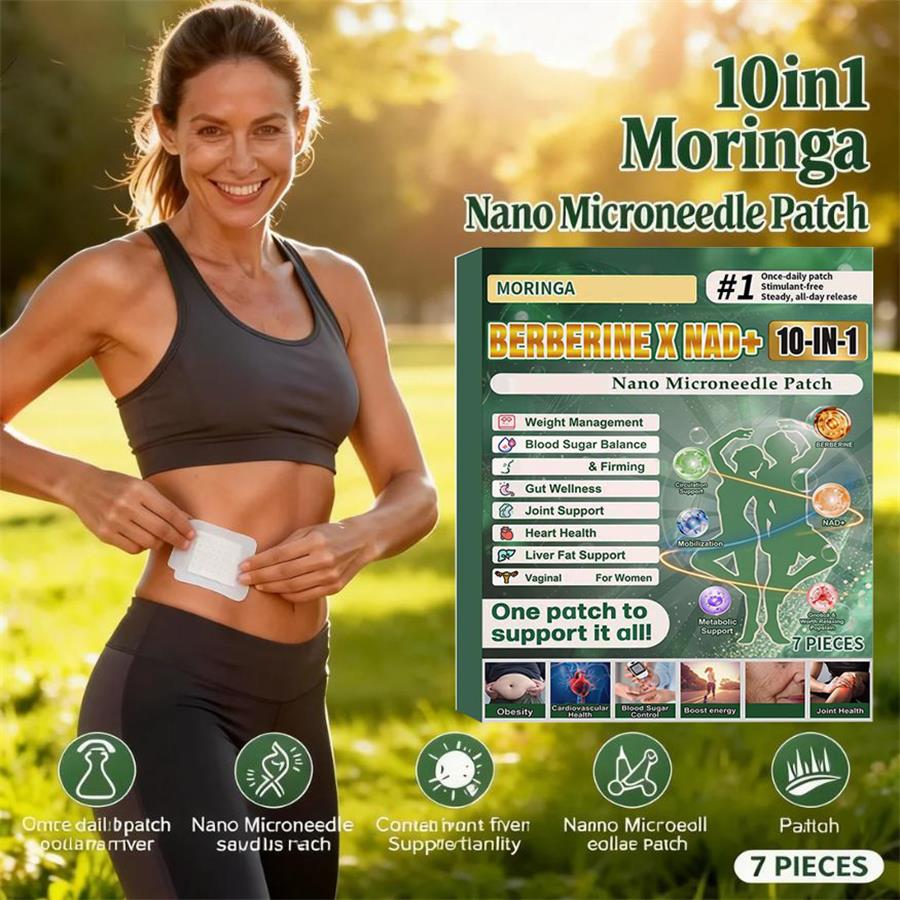 Heavy Equipment Stickers - Moringa Berberine NAD Patch 10in1 Nano