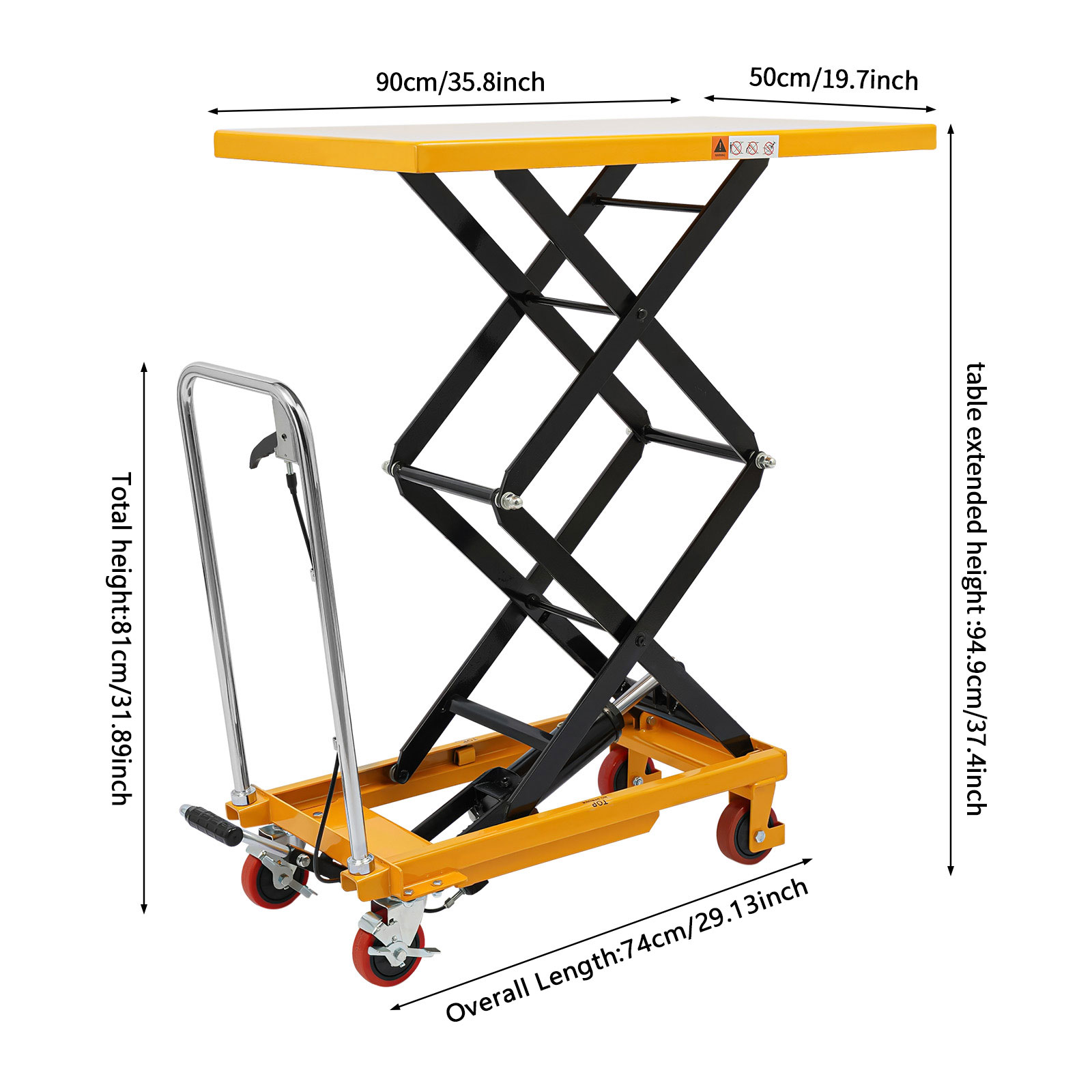 Scissor Lift Table Hydraulic - Meja Angkat Gunting Hidrolik 770lbs dengan