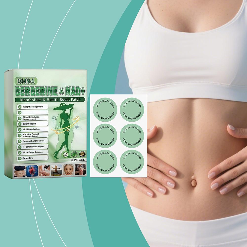 10-in-1 Berberine x NAD+ Patch - Heavy Equipment Stickers ulasan dan harga