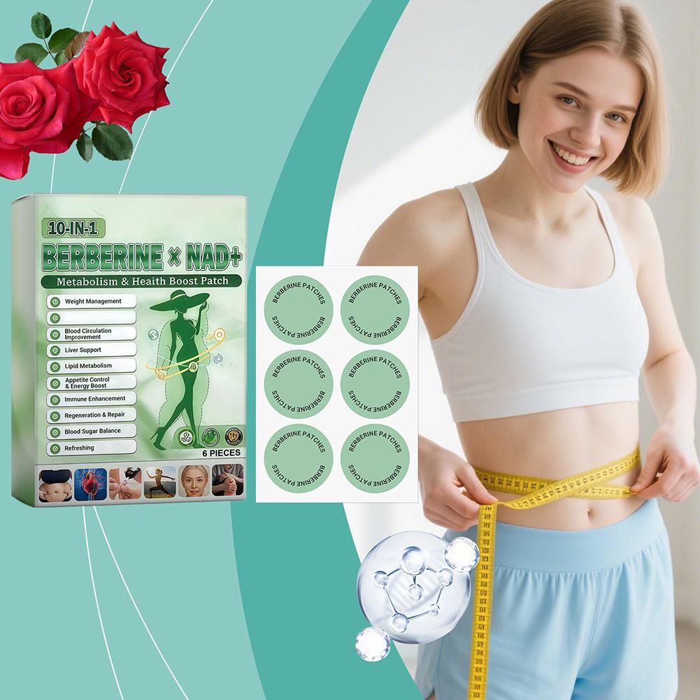 10-in-1 Berberine x NAD+ Patch - Heavy Equipment Stickers ulasan dan harga
