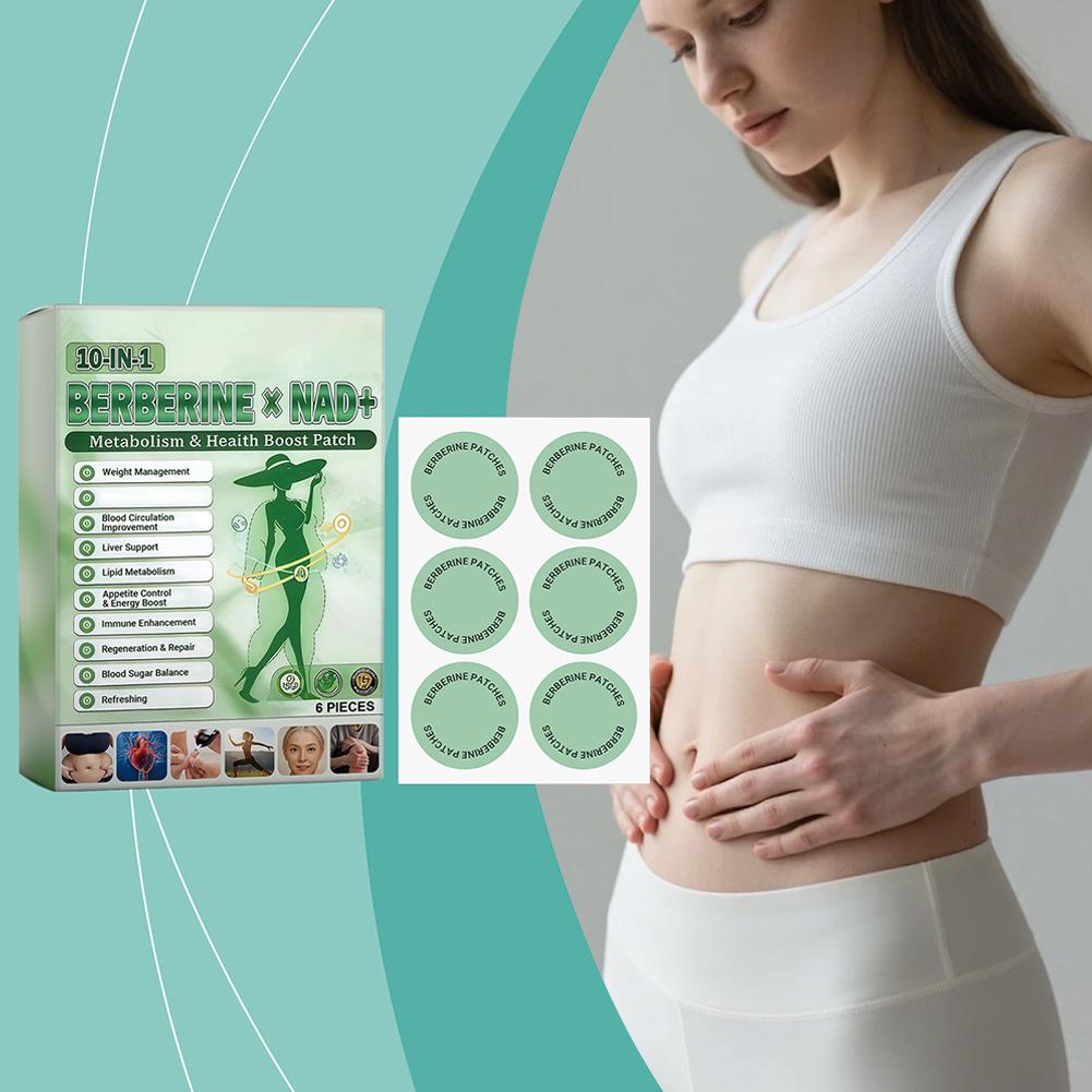 10-in-1 Berberine x NAD+ Patch - Heavy Equipment Stickers ulasan dan harga