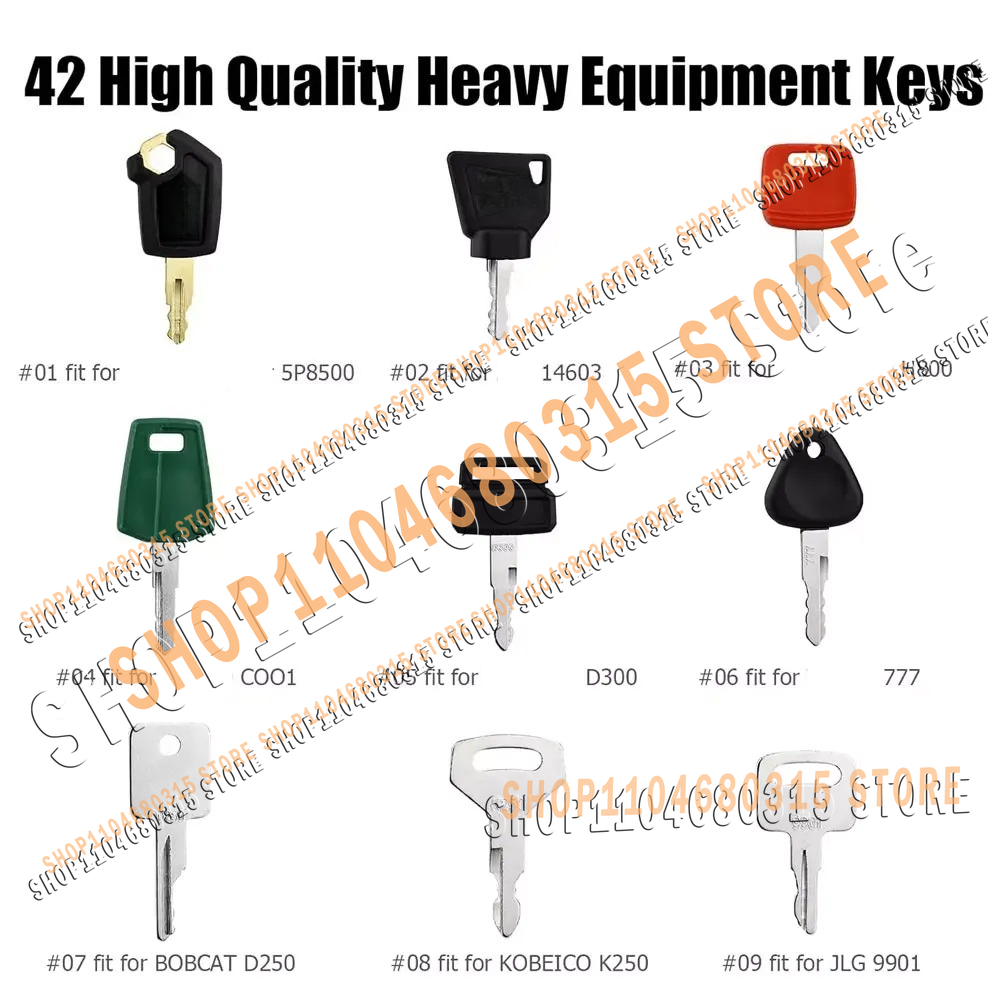 42pcs Kunci Baru untuk Alat Be - Heavy Equipment Bobcat ulasan dan harga