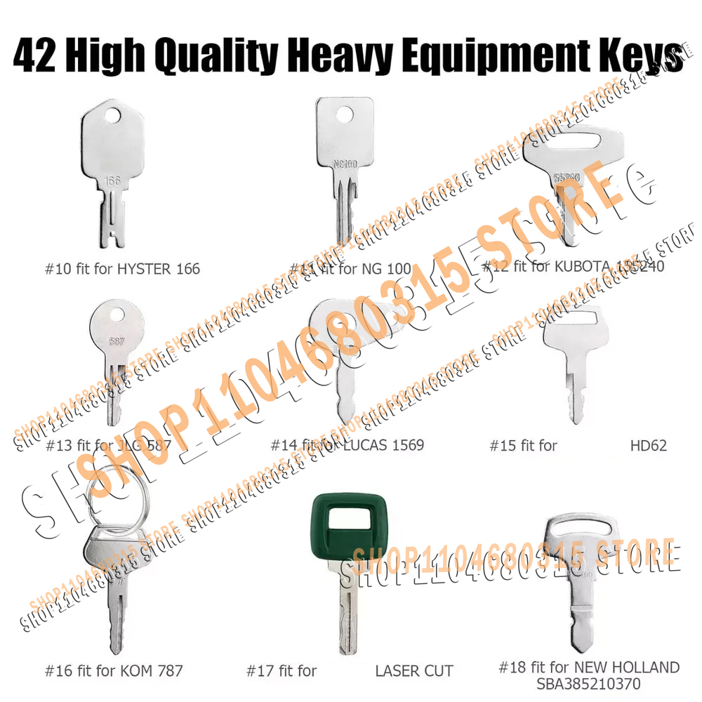42pcs Kunci Baru untuk Alat Be - Heavy Equipment Bobcat ulasan dan harga