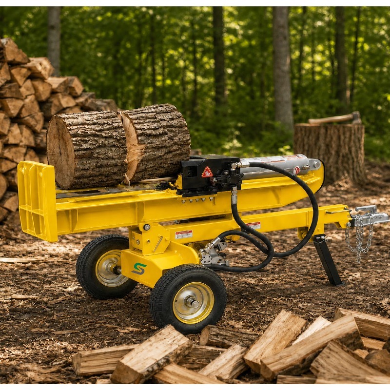 Pemisah Kayu Hidrolik Elektrik - Heavy Equipment Processor ulasan dan harga