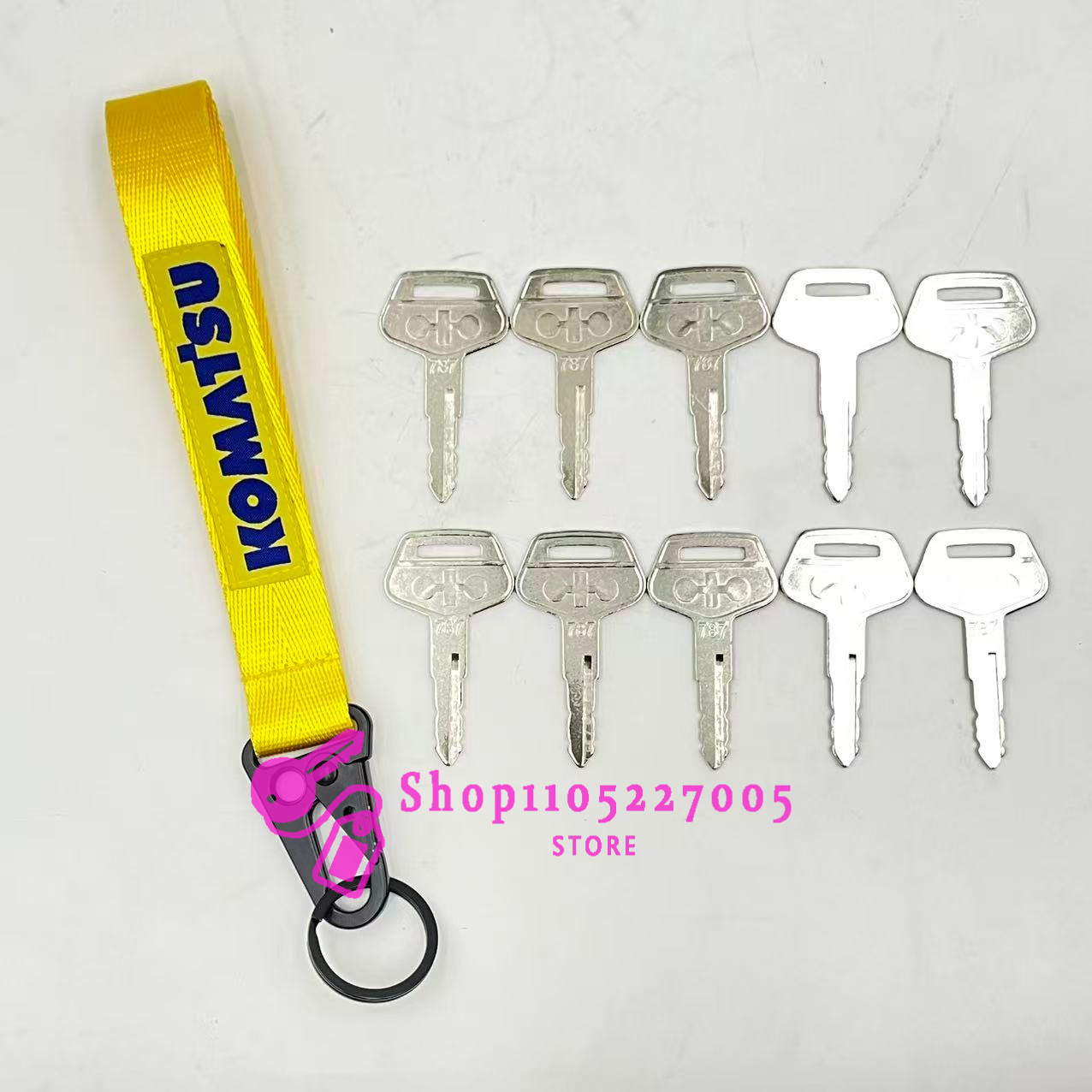 2/5/10 Buah Kunci 787 untuk Al - Heavy Equipment Key Ring ulasan dan harga
