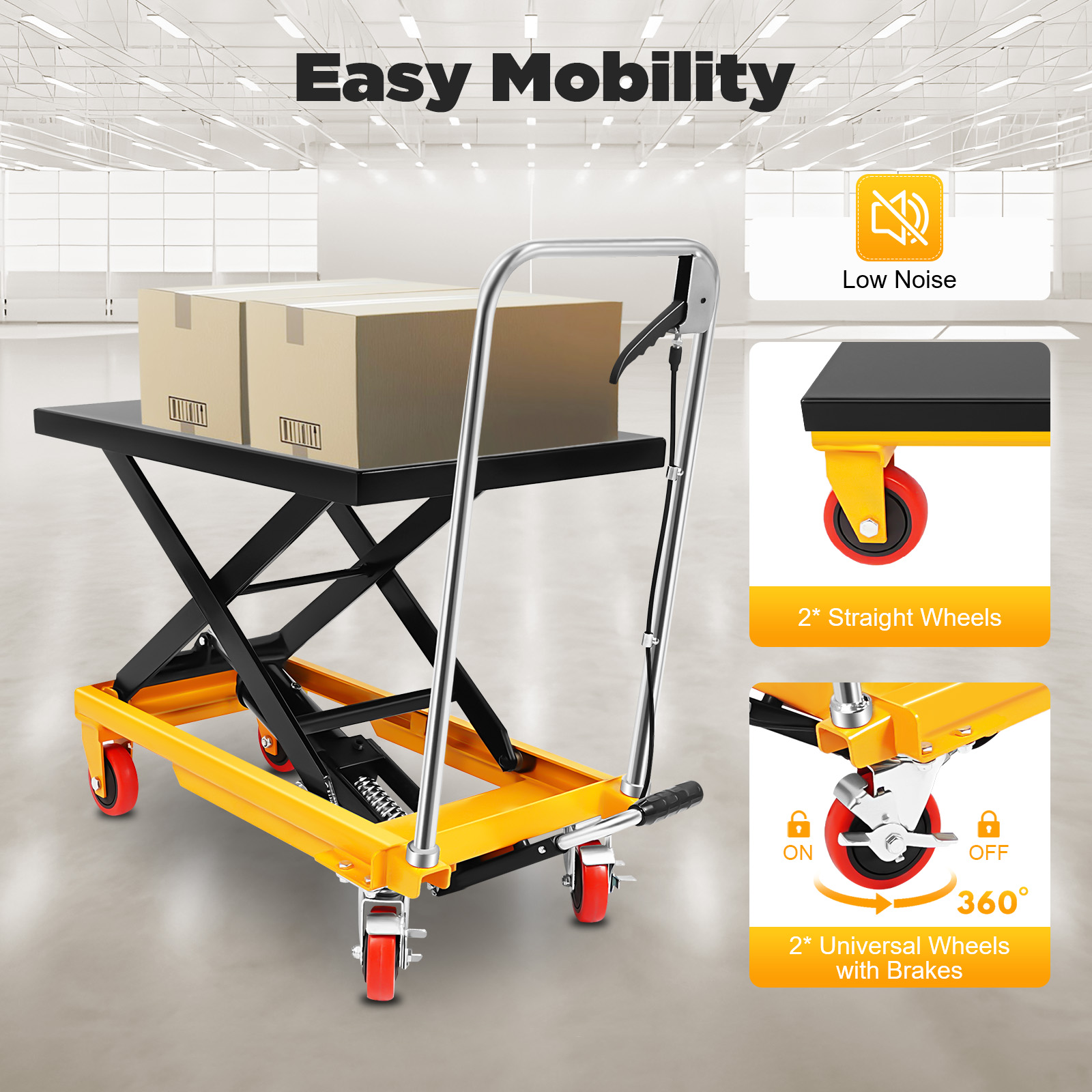 Troli Pengangkat Gunting Hidro - Scissor Lift Table Hydraulic ulasan dan harga