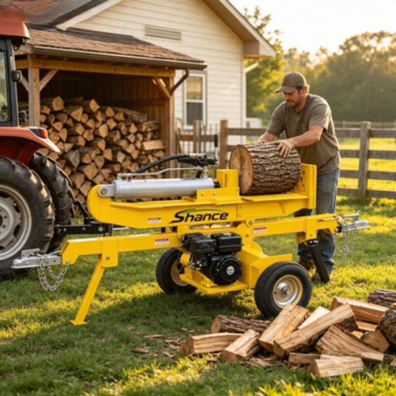 Pemisah Kayu Hidrolik Elektrik - Heavy Equipment Processor ulasan dan harga