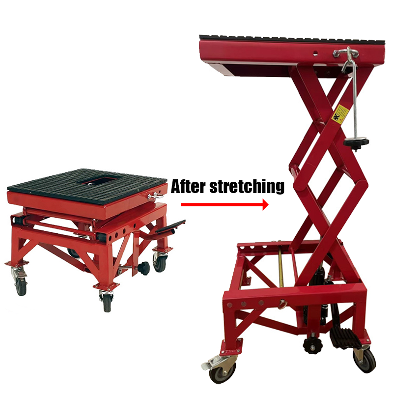 Meja Angkat Sepeda Motor Hidro - Scissor Lift Table Hydraulic ulasan dan harga