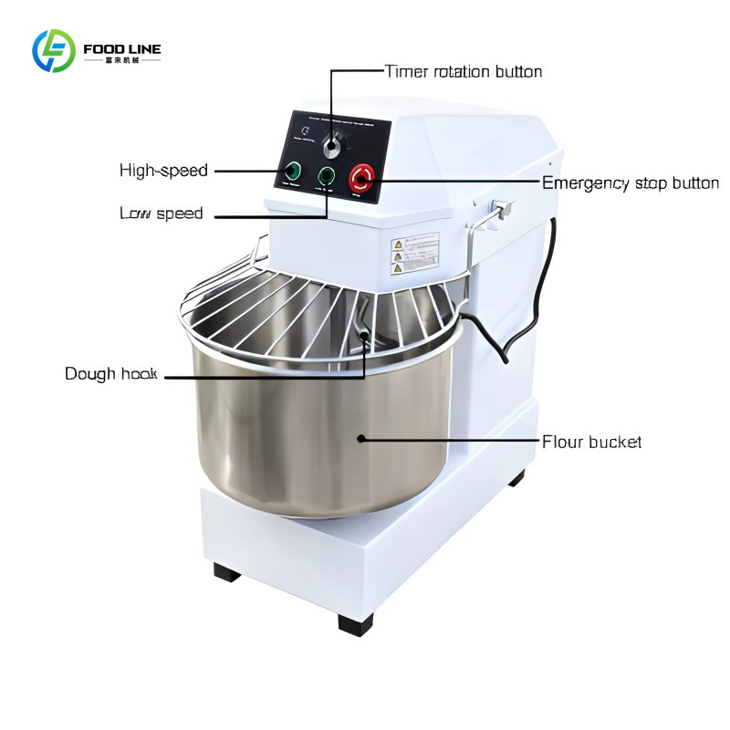 Mixer Adonan Spiral Dua Kecepa - Heavy Equipment Mixer ulasan dan harga